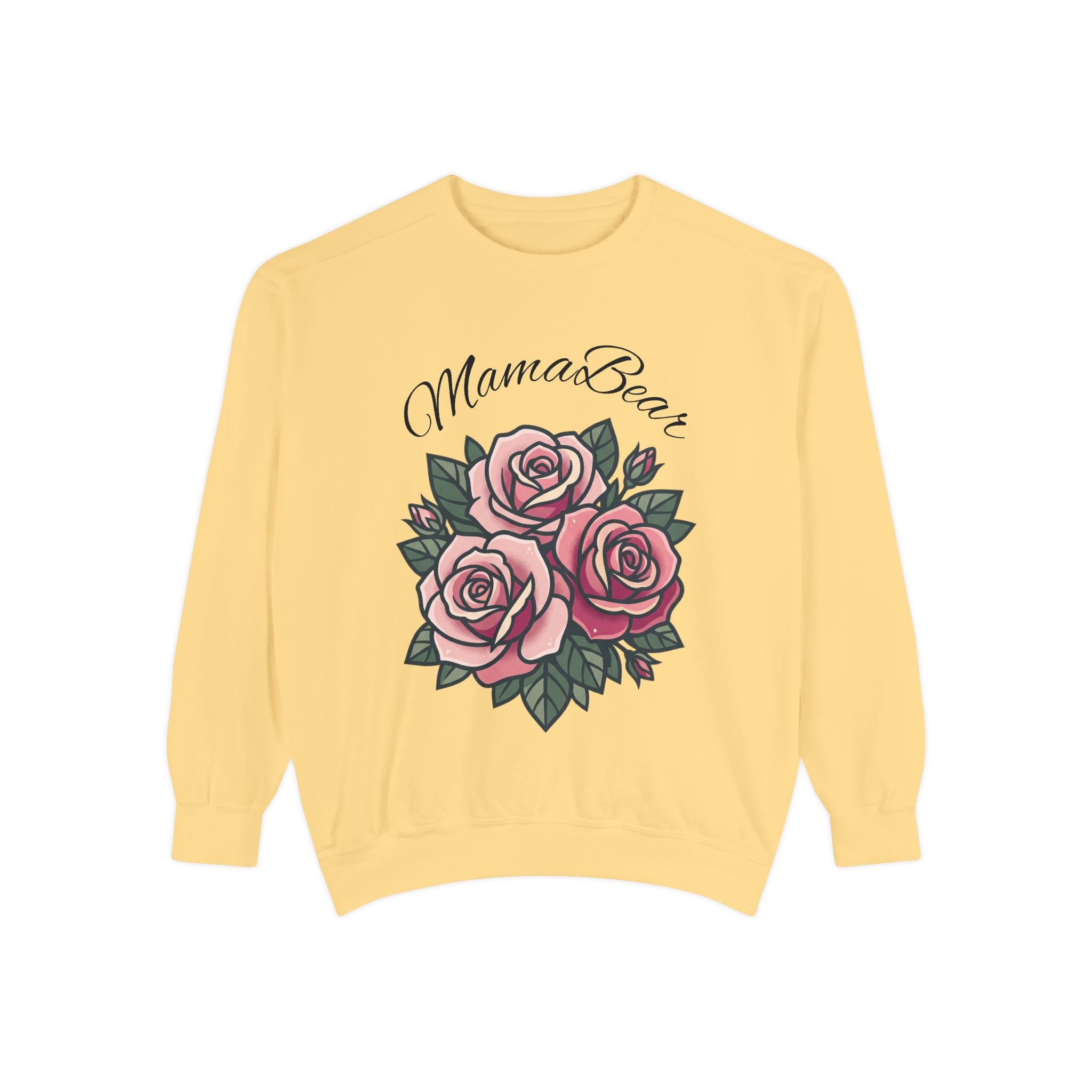 Long Sleeve Mama Bear Roses Sweatshirt- a Gift for every Occasion