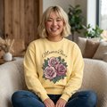 Long Sleeve Mama Bear Roses Sweatshirt- a Gift for every Occasion